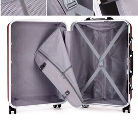 丹尼袋鼠品牌拉桿箱鋁框abs商務(wù)旅行箱男托運(yùn)密碼登機(jī)箱女行李箱dtl